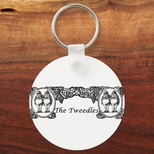 Tweedle Dee & Tweedle Dum  Lijst Sleutelhanger (Voorkant)