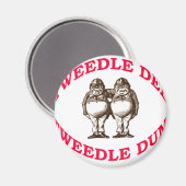 Tweedle Dee & Tweedle Dum Magneet (Voorkant / Achterkant)