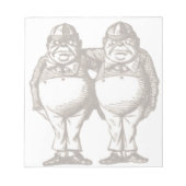 Tweedle Dee & Tweedle Dum Notitieblok (Voorkant)