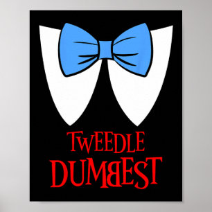 Tweedle Dumbest Kostuum Halloween Sprookjesfiguur Poster
