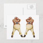 TWEEDLEDEE EN TWEEDLEDUM IN WONDERLAND BRIEFKAART (Voorkant / Achterkant)
