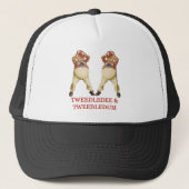 TWEEDLEDEE EN TWEEDLEDUM IN WONDERLAND TRUCKER PET (Voorkant)