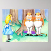 Tweedledee en Tweedledum Poster (Voorkant)