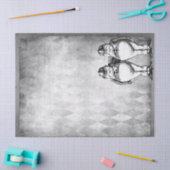 Tweedledee en Tweedledum Wonderland Ontkoppeling Tissuepapier (Craft)