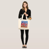 Tweedledee Und Tweedledum Grote Tote Bag (Voorkant (model))