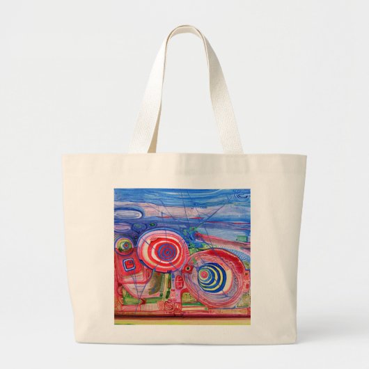Tweedledee Und Tweedledum Grote Tote Bag (Voorkant)