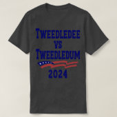 Tweedledee VS Tweedledum 2024 1 T-shirt (Design voorkant)