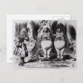 Tweedledum en Tweedledee Briefkaart (Voorkant / Achterkant)