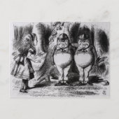 Tweedledum en Tweedledee Briefkaart (Voorkant)