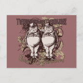 Tweedledum en Tweedledee Carnivale Style Briefkaart (Voorkant)