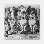 Tweedledum en Tweedledee Magneet (Voorkant)