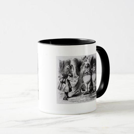 Tweedledum en Tweedledee Mok (Voorkant rechts)