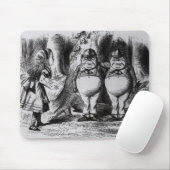 Tweedledum en Tweedledee Muismat (Met muis)