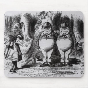 Tweedledum en Tweedledee Muismat