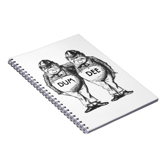 Tweedledum en Tweedledee Notitieboek (Rechterzijde)