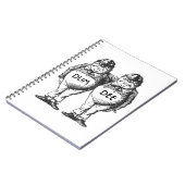 Tweedledum en Tweedledee Notitieboek (Linkerzijde)