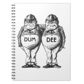 Tweedledum en Tweedledee Notitieboek (Voorkant)