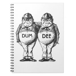 Tweedledum en Tweedledee Notitieboek