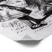 Tweedledum en Tweedledee Poster (Hoek)