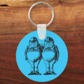 Tweedledum en Tweedledee Sleutelhanger (Voorkant)