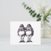 Tweedles Briefkaart (Staand voorkant)