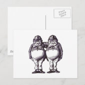 Tweedles Briefkaart (Voorkant / Achterkant)