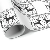 Tweeduizend kerstfeestdagen met rendieren cadeaupapier (Rol Hoek)