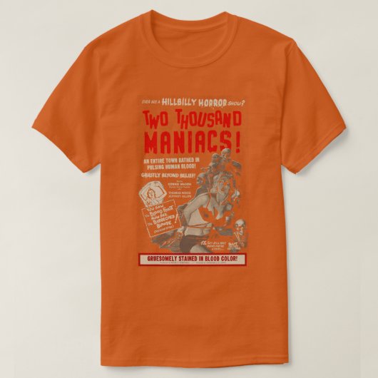 Tweeduizend maniakken t-shirt (Design voorkant)