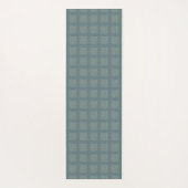 Tweedy wolken aqua- en groen patroon yogamat (Achterkant)