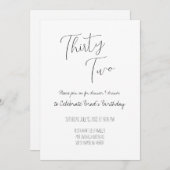 tweeëndertig kaart (Voorkant / Achterkant)