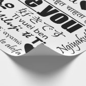 Tweeëntwintig manieren om te zeggen dat ik van je  cadeaupapier (Hoek)