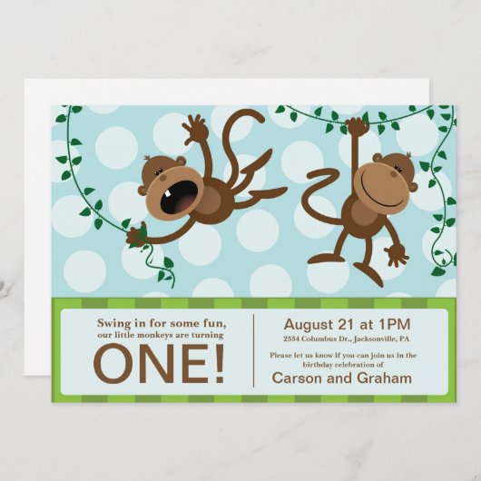 Tweeëntwintigste verjaardag kaart (Voorkant / Achterkant)