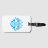 Tweehoekige adelaar als Masonic-symbool Bagagelabel (Voorkant (horizontaal))