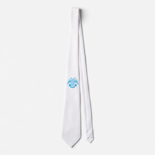 Tweehoekige adelaar als Masonic-symbool Stropdas (Voorkant)