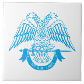 Tweehoekige adelaar als Masonic-symbool Tegeltje (Voorkant)