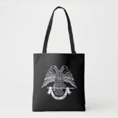 Tweehoekige adelaar als Masonic-symbool Tote Bag (Voorkant)