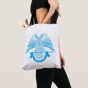 Tweehoekige adelaar als Masonic-symbool Tote Bag