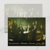 Tweehonderdste verjaardag ansichtkaarten briefkaart (Voorkant / Achterkant)