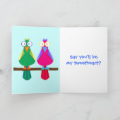 Tweejonge Valentijnen Feestdagen Kaart (Binnen)