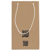 Tweekende soedanige papierzakken - Bespaar de bije Klein Cadeauzakje (Achterkant)