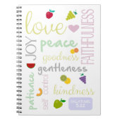 tweekleppige vruchten van de heilige gedistilleerd notitieboek (Voorkant)