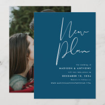 Tweekleur Minimalistisch Foto Nieuw Trouwplan