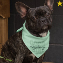 Tweekleur Minimalistische 'Good Girl' Bandana met 