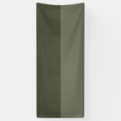 Tweekleur mosgroene aangepaste banner (Verticaal)