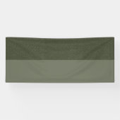 Tweekleur mosgroene aangepaste banner (Horizontaal)