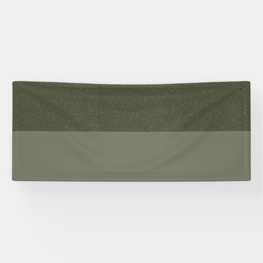 Tweekleur mosgroene aangepaste banner (Horizontaal)