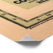 tweekleurenkaart (1844) poster (Hoek)