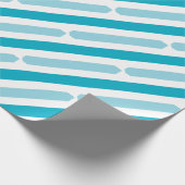 tweekleurig gestreept cadeaupapier (Hoek)