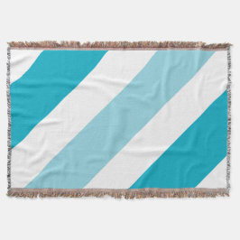 tweekleurig gestreept deken