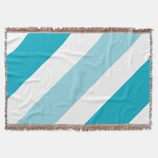 tweekleurig gestreept deken (Voorkant)